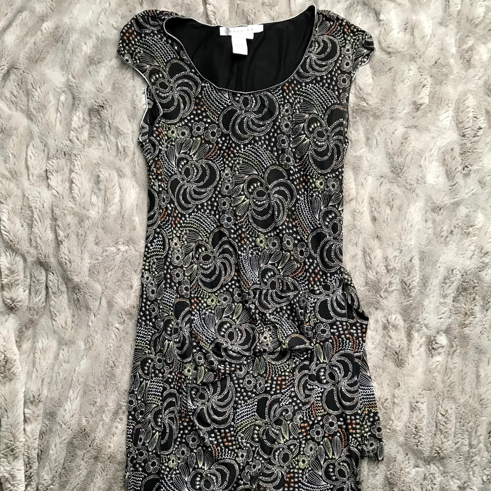 StudioM Black Floral Dress